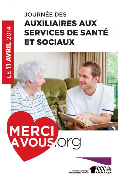 11 avril : Journée des Auxiliaires aux services de santé et sociaux (ASSS)