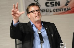 Rassemblement syndical de la FSSS et de la CSN à Saguenay