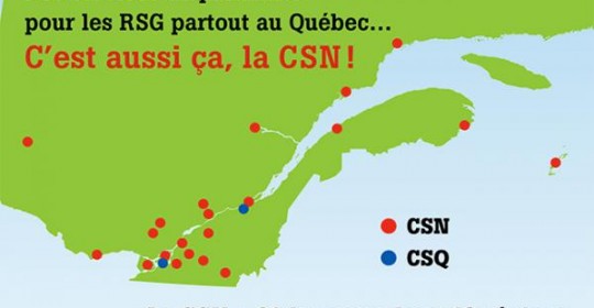 La CSN : des services de proximité pour les RSG de toutes les régions