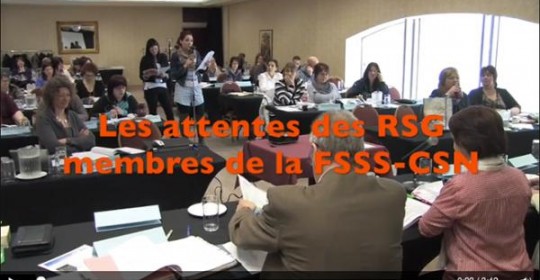 Capsule vidéo No 7 – Les attentes des RSG membres de la FSSS-CSN