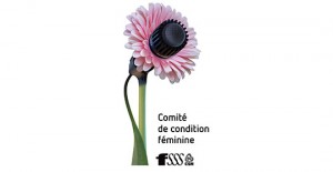 Logo du comité de la condition féminine de la FSSS-CSN