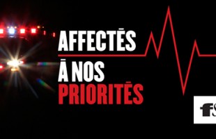 Le secteur préhospitalier mène des actions de visibilité aux côtés du Front commun