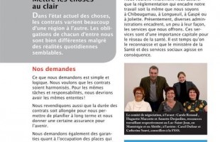 Bulletin d’information des RI-RTF, janvier 2011