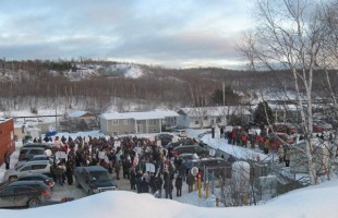 200 manifestants contre la fusion de deux CSSS à Témiscaming