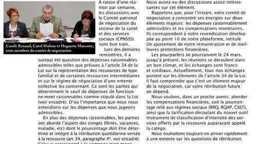 Bulletin d’information des RI-RTF, 24 mars 2011