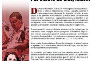 Bulletin Info-Négo no 9 des préhospitaliers