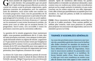 Bulletin Info-négo no. 24 du secteur préhospitalier