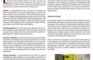 Bulletin Info-Négo no 18 des préhospitaliers