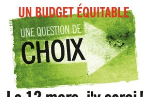 Consultations budgétaires : d’autres choix sont possibles, selon l’Alliance sociale