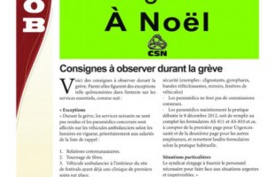 Sixième numéro de Flash-Mob du secteur préhospitalier
