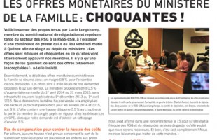 Bulletin Info-Négo #19 des RSG de septembre 2014