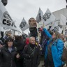Manifestation à l’Hôpital Maisonneuve-Rosemont contre l’austérité en santé et services sociaux