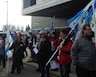 Manifestation de la CSN au CLSC de Saint-Jérôme