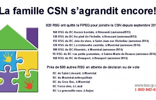 Changement d&rsquo;allégeance syndicale dans le secteur des RSG
