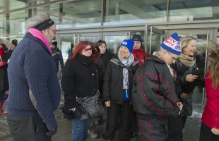 Manifestation contre le démantèlement du réseau de santé et de services sociaux