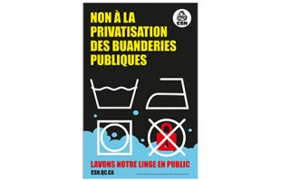 Pétitions contre la privatisation des buanderies