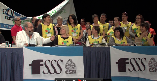 Les RSG reçoivent l’appui des délégué-es de 400 syndicats de la FSSS-CSN !