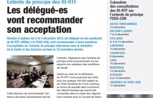 Info-Négo no.5 de la négociation des RI-RTF