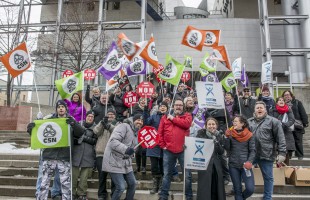 Colloque faisant la promotion du privé en santé avec des administrateurs du réseau