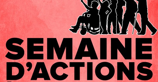 Semaine d’actions contre l’austérité de la Coalition Main Rouge