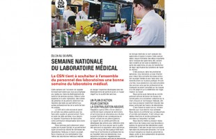 Semaine du laboratoire médical