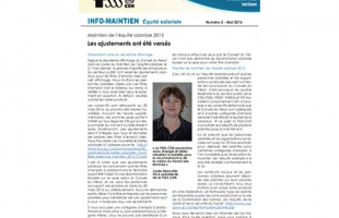 Bulletin Info-Maintien de mai 2016