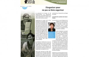 S’organiser pour ne pas se faire organiser