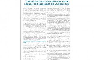 Une nouvelle convention pour les 110 000 membres de la FSSS-CSN