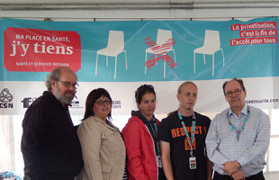 Des centaines d’employé-es du réseau de la santé de Saint-Jérôme contestent la réforme Barrette