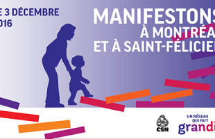 Manifestation le 3 décembre prochain