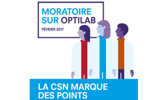 Projet Optilab : La CSN marque des points