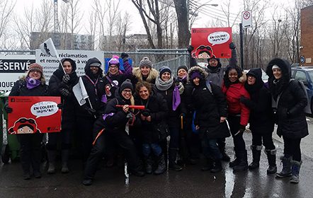 Grève de 1350 travailleuses de CPE de Montréal et Laval les 18 et 19 avril