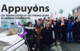Déterminé à se faire respecter, le syndicat du Manoir Sherbrooke prend les grands moyens