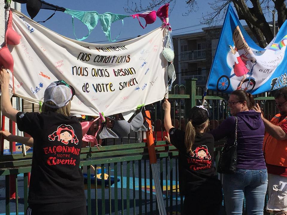 Nouvelle grève des 350 travailleuses des CPE du Coeur-du-Québec les 8 et 9 mai