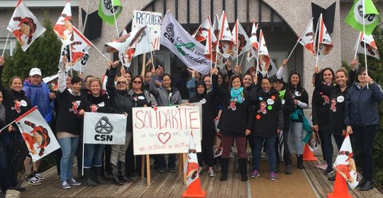 Grève de 200 travailleuses de sept CPE dans Lanaudière