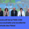 Vœux de Noël de l’exécutif de la FSSS-CSN