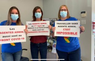 Le personnel administratif demande reconnaissance et respect
