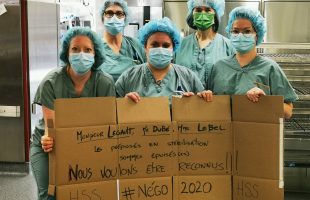 Le personnel en retraitement des dispositifs médicaux demande reconnaissance et respect
