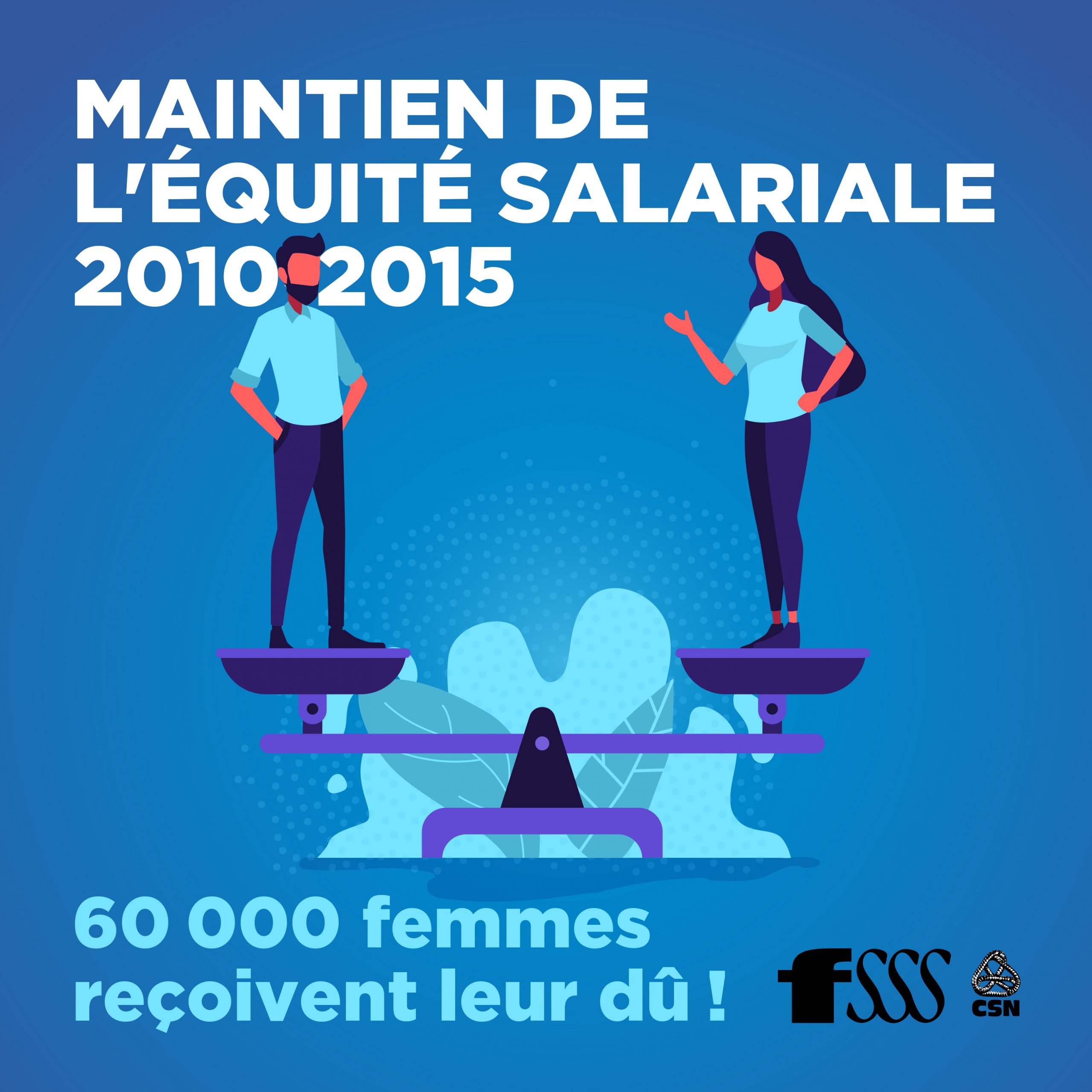 Équité salariale – Plus de 60 000 femmes reçoivent enfin leur dû!