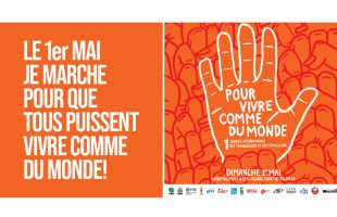 1er mai je marche pour que tous puissent vivre comme du monde!