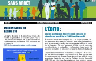 Bulletin Sans Arrêt: les dernières nouvelles SST