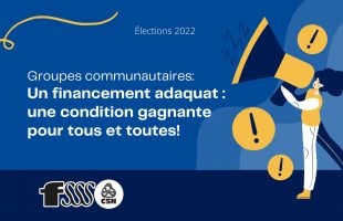 Élection 2022: Nos revendications pour le communautaire