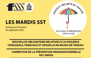 Mardi SST: Nouvelles obligations relatives à la violence conjugale, familiale et sexuelle en milieu de travail et carrefour de la prévention organisationnelle de l’INSPQ