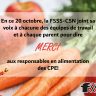 Bonne journée internationale des cuisiniers et des cuisinières!