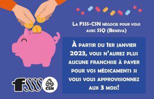 Plus de franchise à payer à partir du 1er janvier