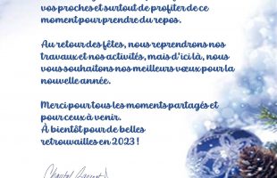 Une belle période des fêtes aux RSGE!