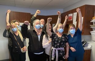 Vote de moyens de pression à la résidence Jardins Rawdon