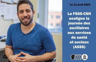11 avril: journée des auxiliaires aux services de santé et sociaux