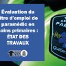 Évaluation du titre d’emploi de paramédic soins primaines