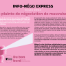 Une plainte de négociation de mauvaise foi